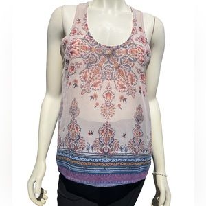 Teenbell floral tank top in size medium